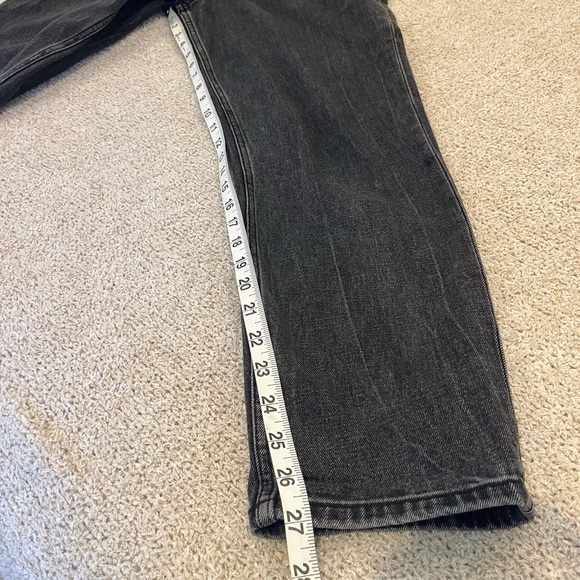 Abercrombie & Fitch Curve Love high rise Mom jeans black size 27 4 - Picture 12 of 12
